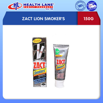 ZACT LION SMOKER'S TOOTHPASTE 150G